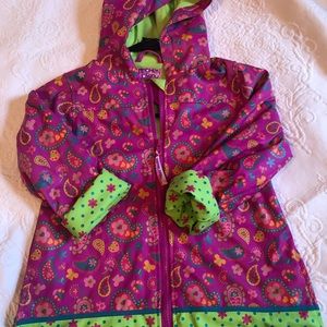 Girls size 5/6 rain coat